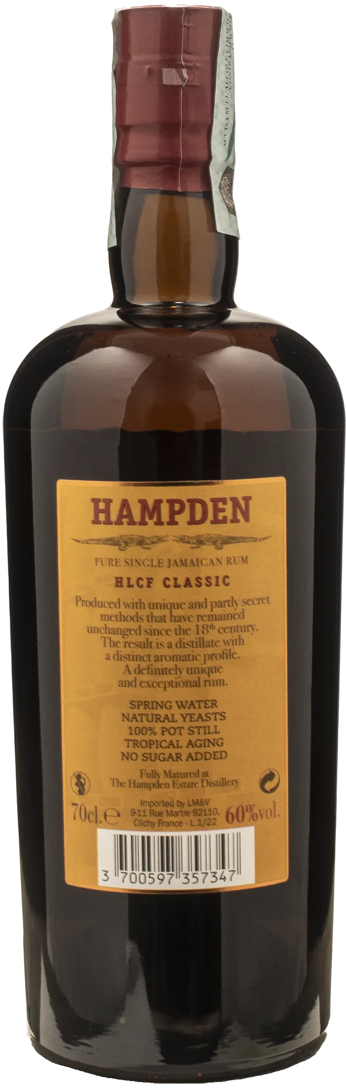 Hampden Estate Single Jamaican Rum HLCF Classic 0.7L