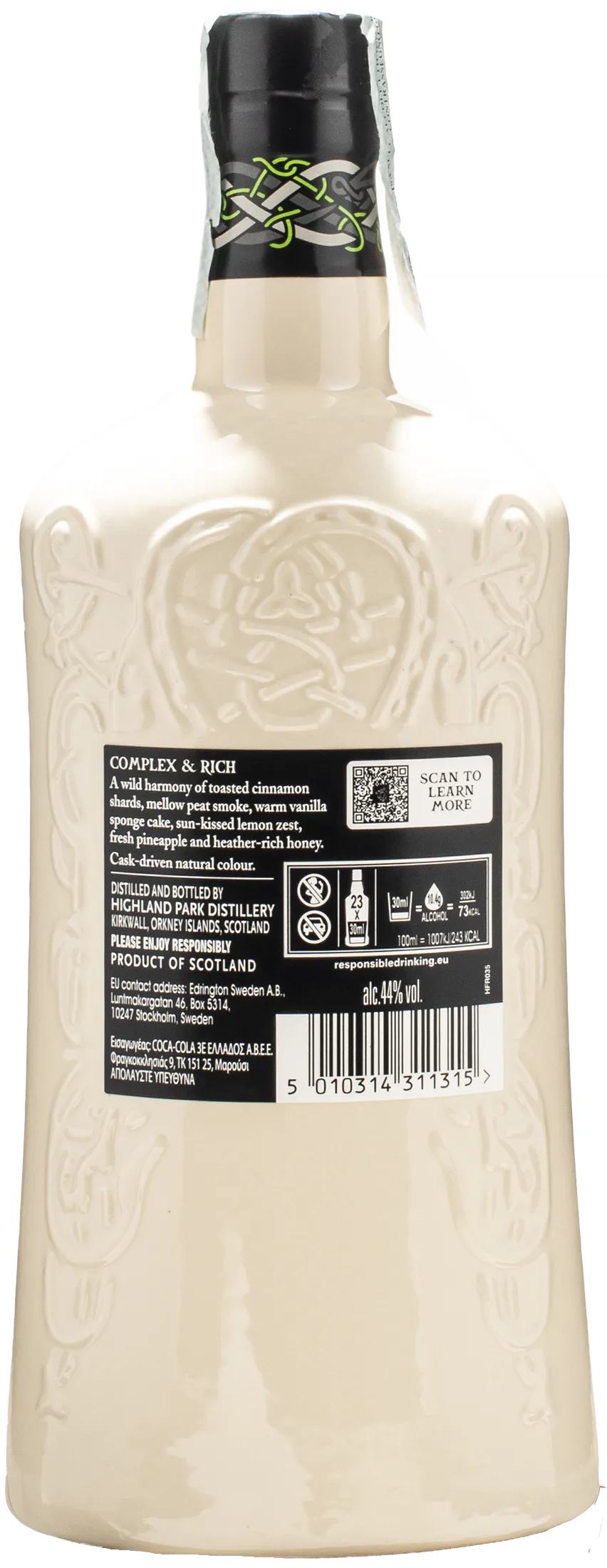 Highland Park Viking Honour Single Malt Scotch Whisky 15 Y.O. 0.7L