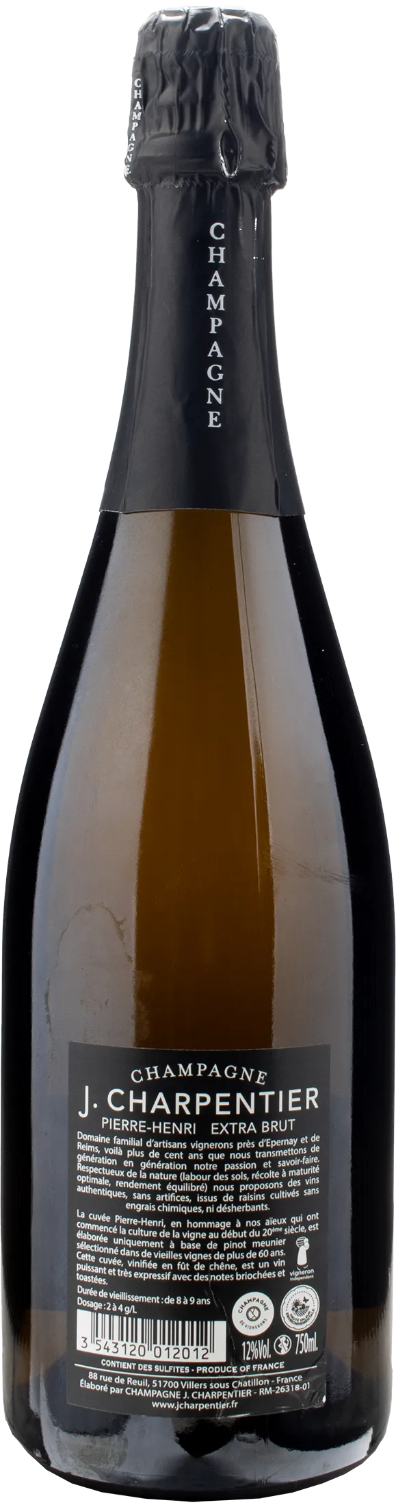 J. Charpentier Champagne Pierre Henri Extra Brut