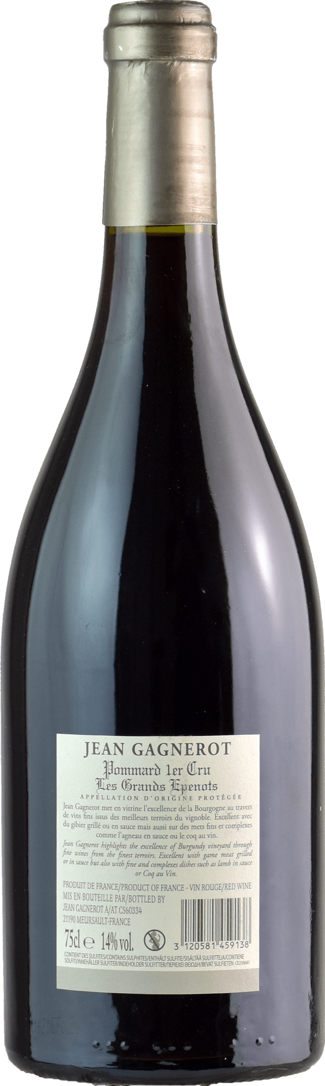 Jean Gagnerot Pommard 1er Cru Les Grands Epenots 2017