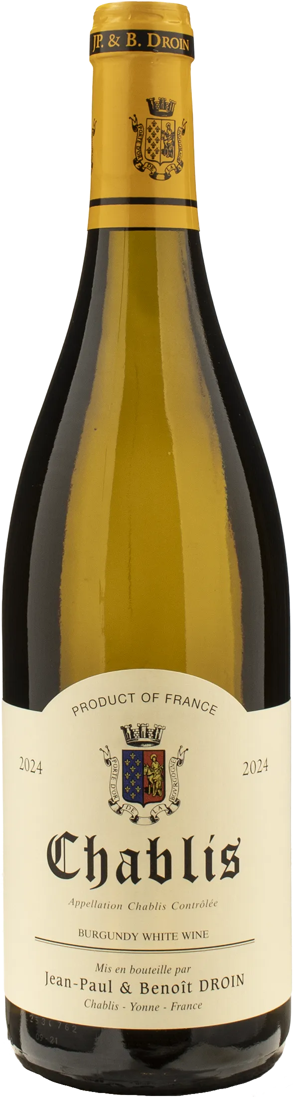 Jean Paul & Benoit Droin Chablis 2024