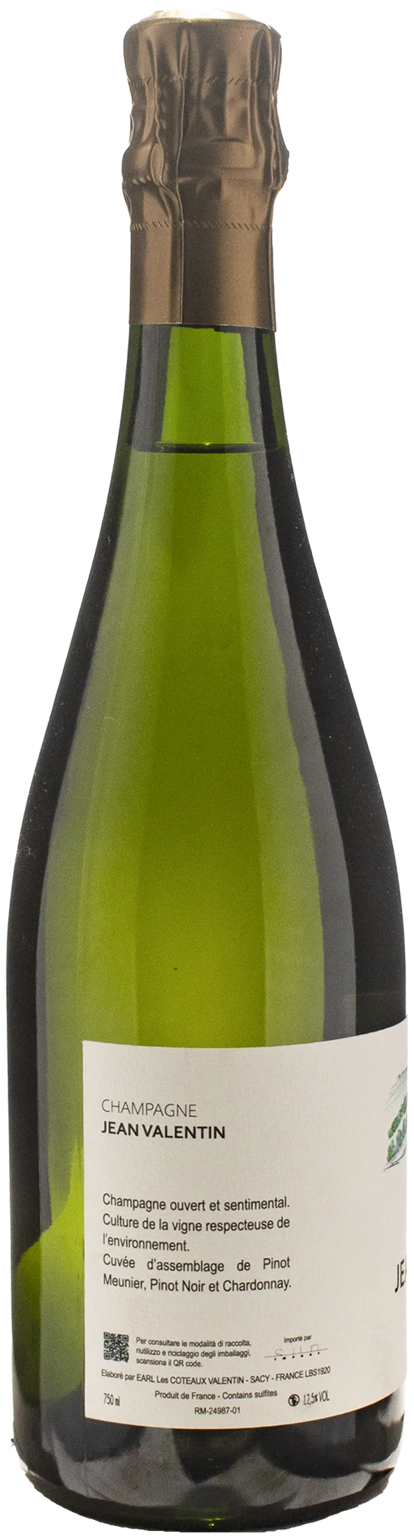 Jean Valentin Champagne Grande Vallee Selection Brut