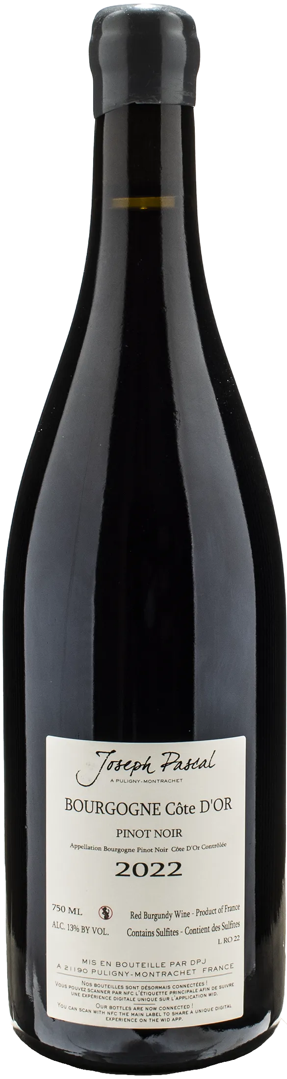 Joseph Pascal Bourgogne Cote D'Or Pinot Noir 2022