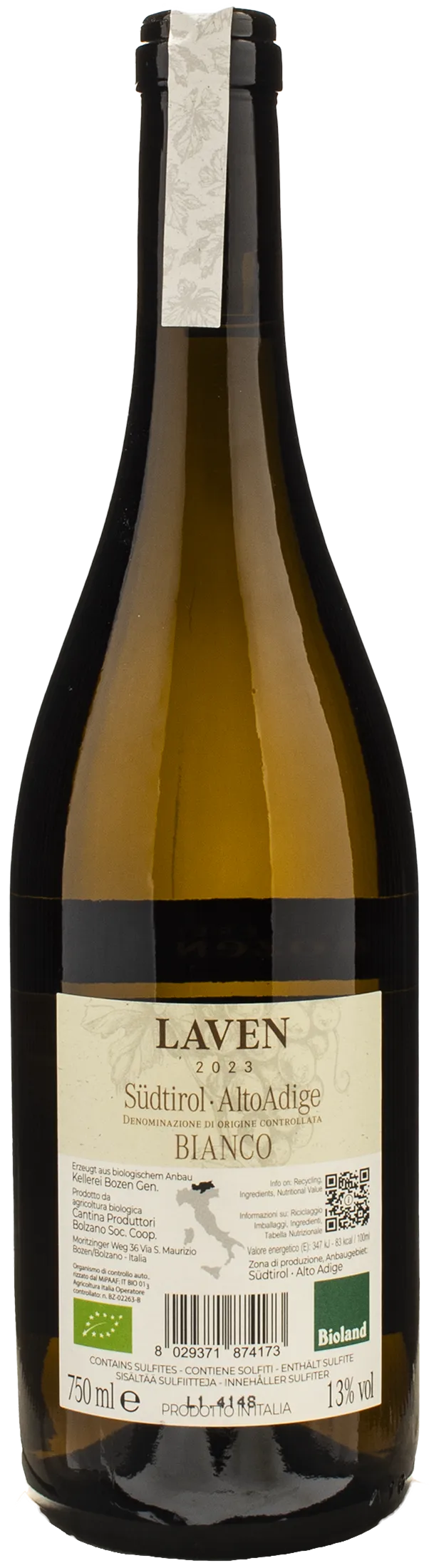 Kellerei Bozen Alto Adige Laven 2023