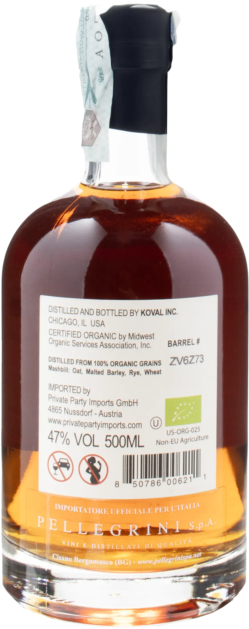 Koval Four Grain Whiskey Single Barrel