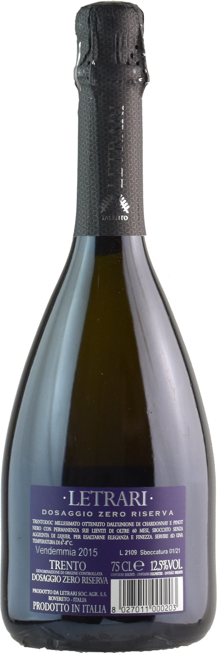 Letrari Dosaggio Zero Riserva 2015