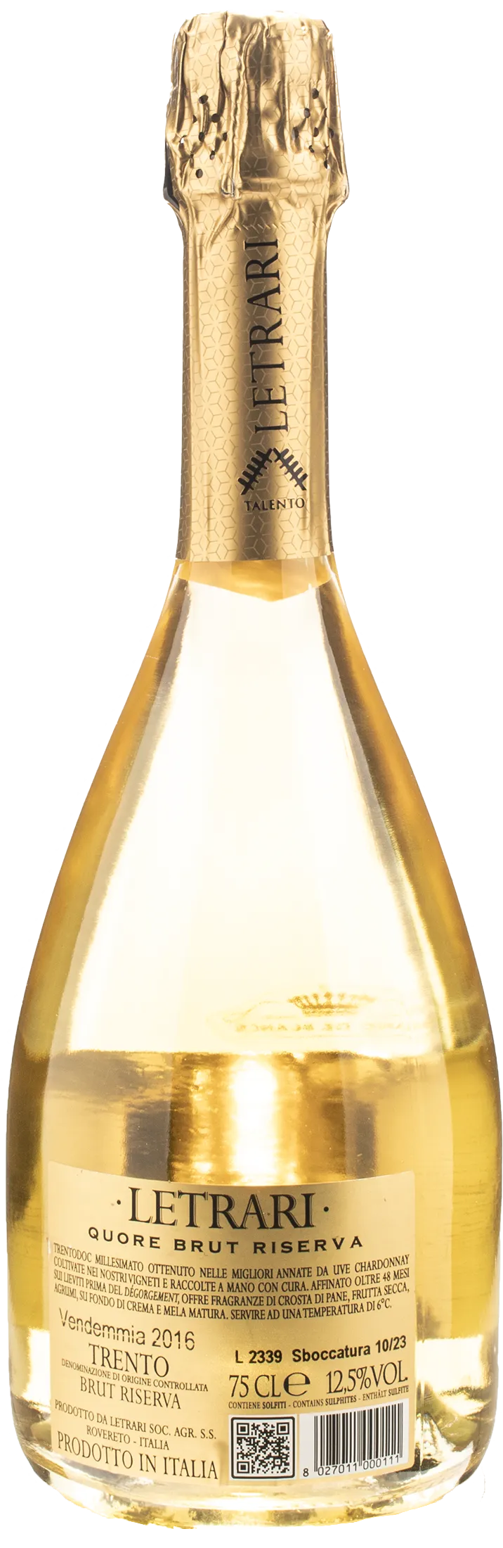 Letrari Quore Riserva Brut 2016
