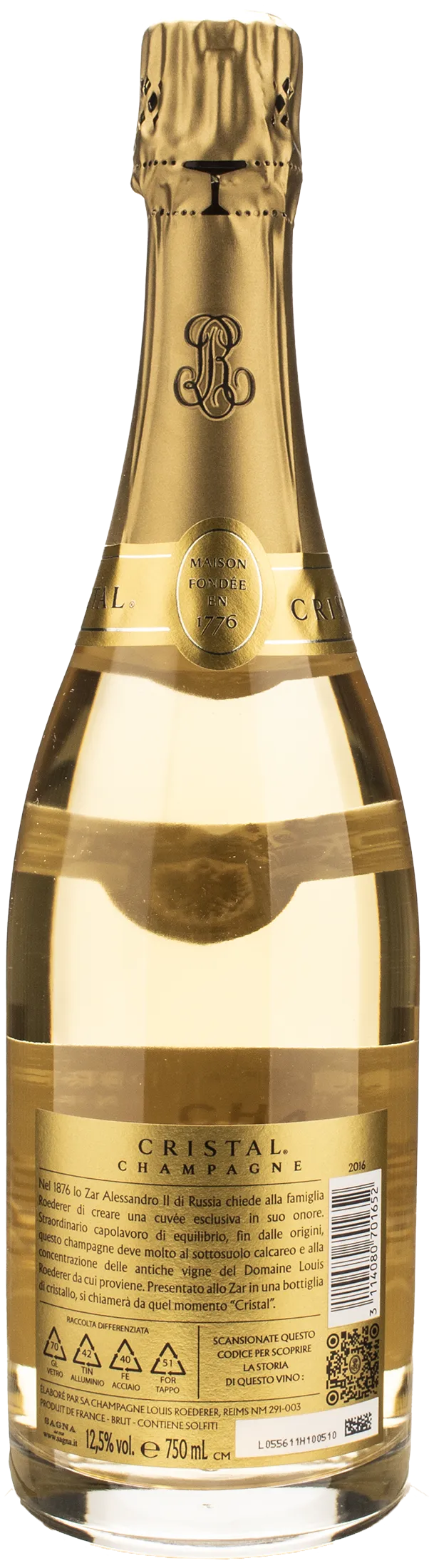 Louis Roederer Champagne Cristal 2016