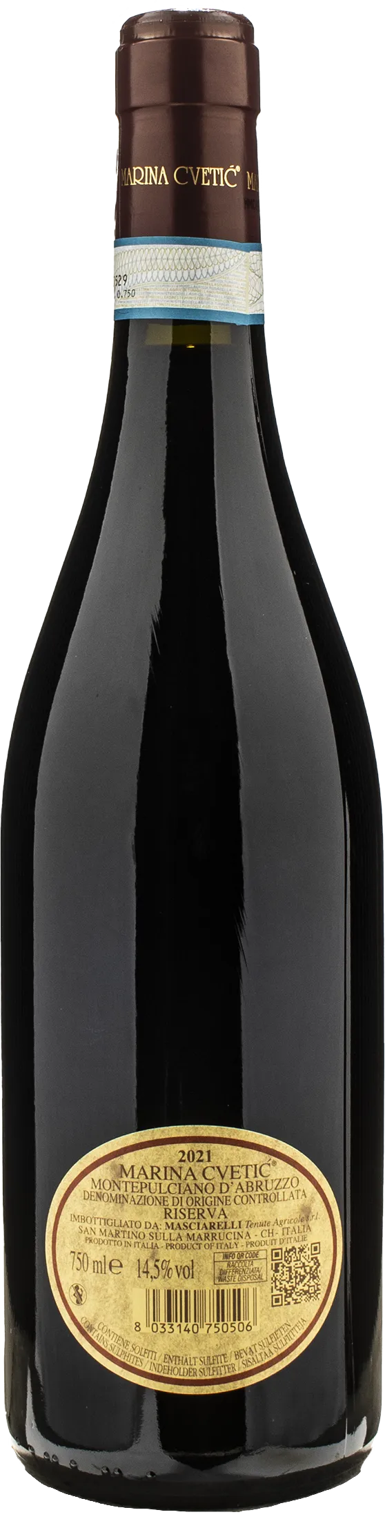 Masciarelli Marina Cvetic Montepulciano d'Abruzzo Riserva S. Martino Rosso 2021