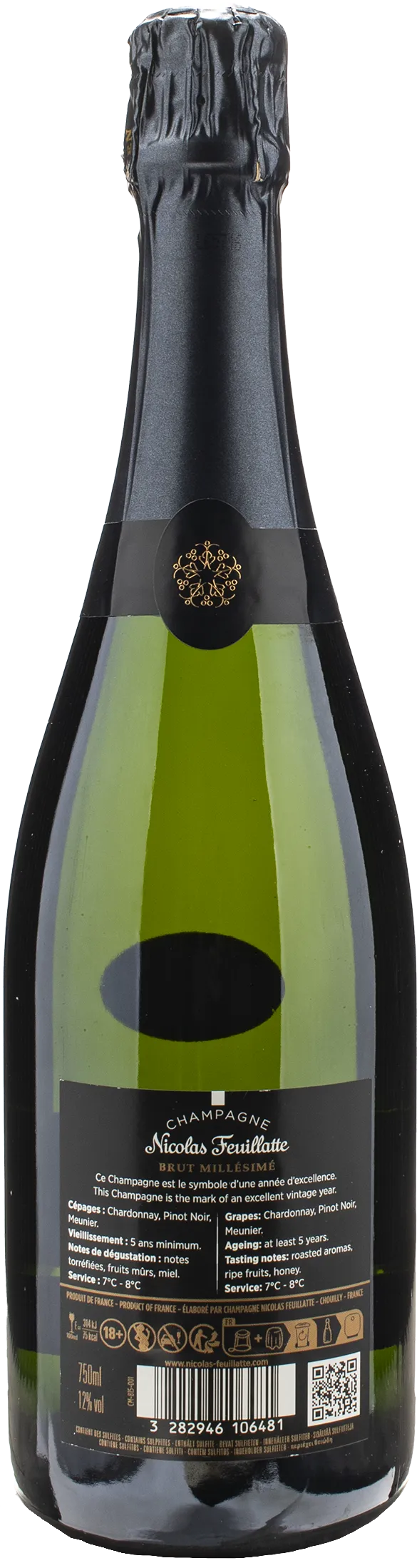 Nicolas Feuillatte Champagne Millesime Brut 2015