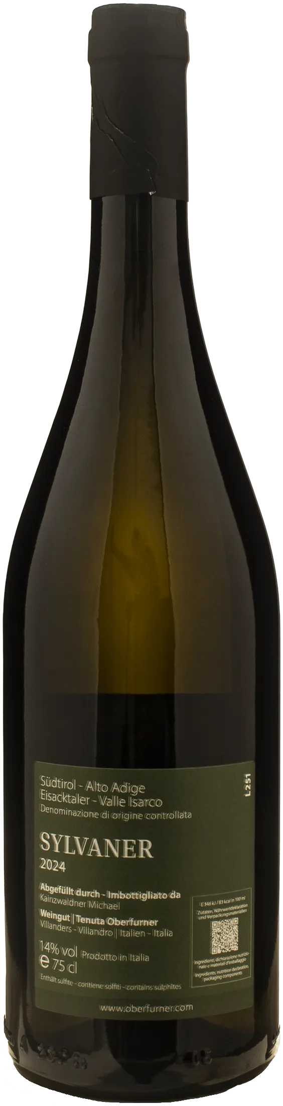Oberfurner Alto Adige Valle Isarco Sylvaner 2024