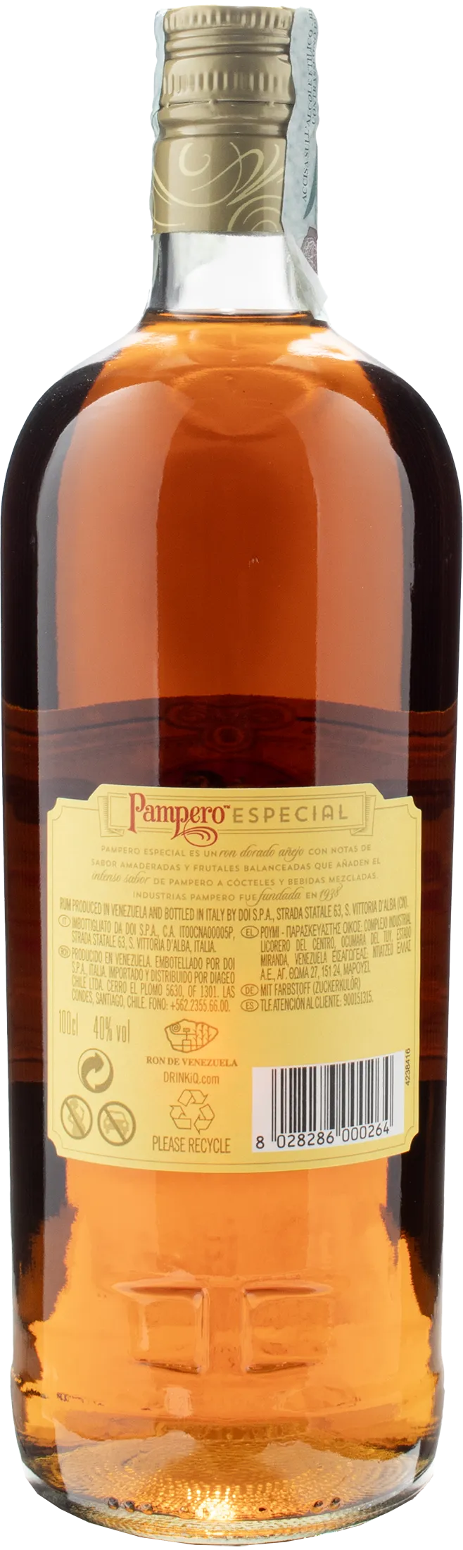 Pampero Especial Anejo Ron 1L