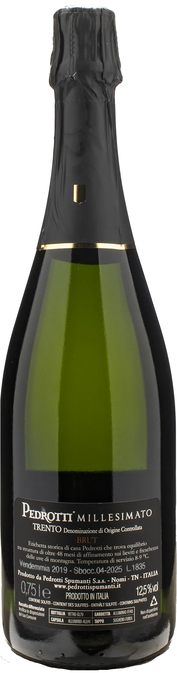 Pedrotti Trento Brut Millesimato 2019