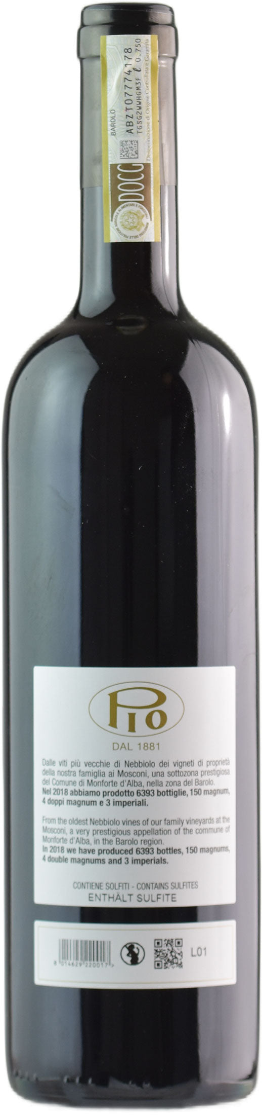 Pio Cesare Barolo Mosconi 2018