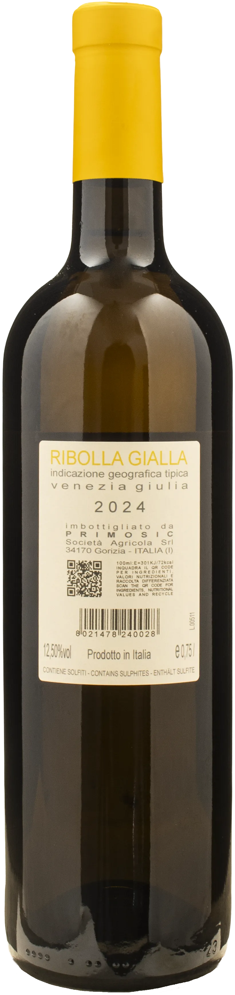 Primosic Ribolla Gialla 2024