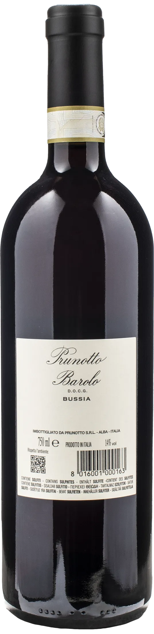 Prunotto Barolo Bussia 2020