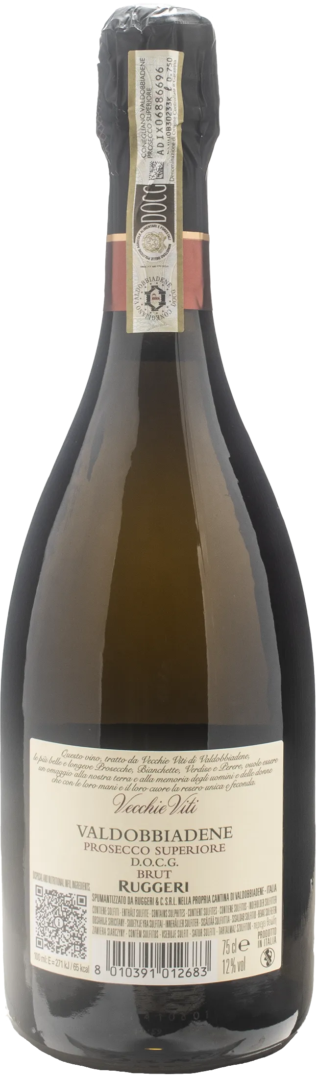 Ruggeri Valdobbiadene Prosecco Superiore Vecchie Viti Brut 2023