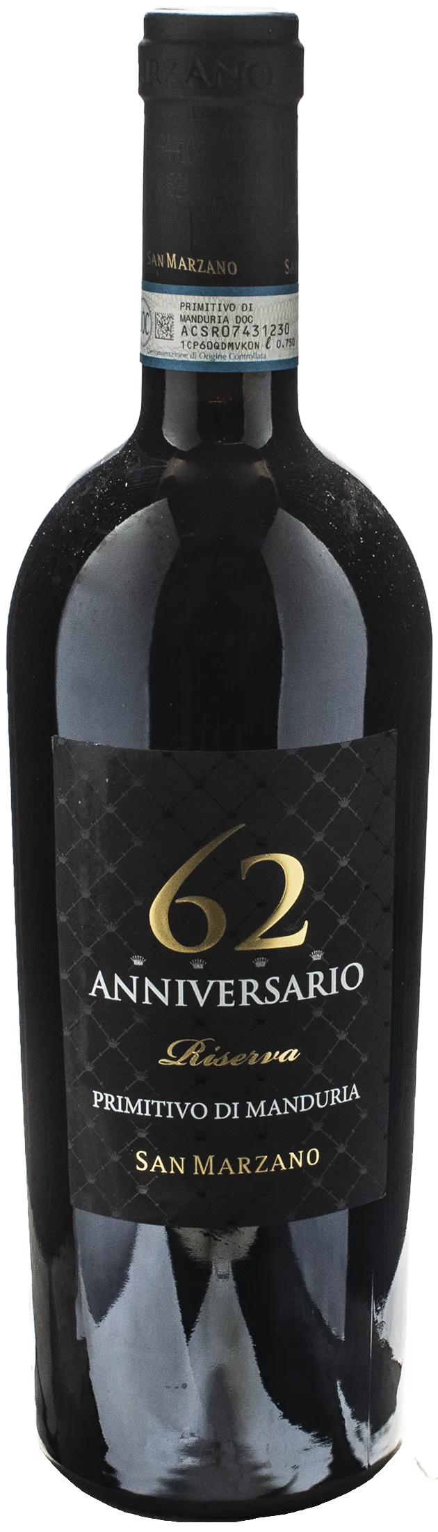 San Marzano Anniversario 62 Primitivo di Manduria Vintage Riserva 2019