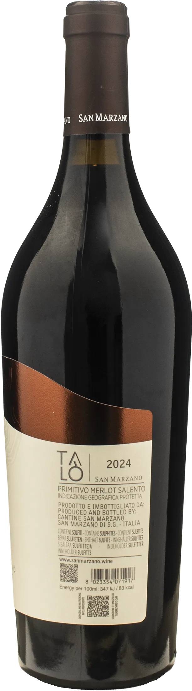 San Marzano Talo Primitivo Merlot Salento 2024