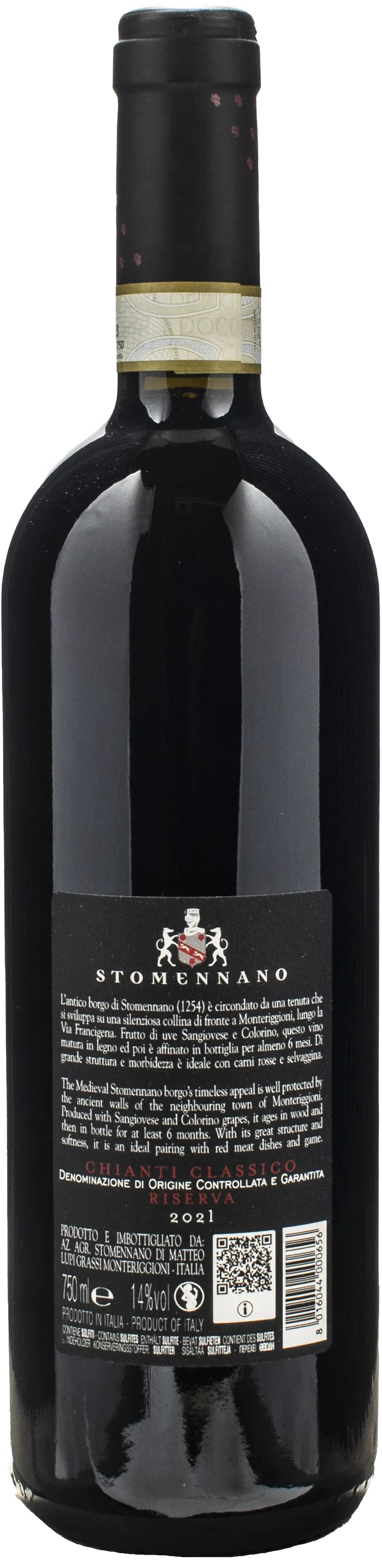 Stomennano Chianti Classico Riserva 2021