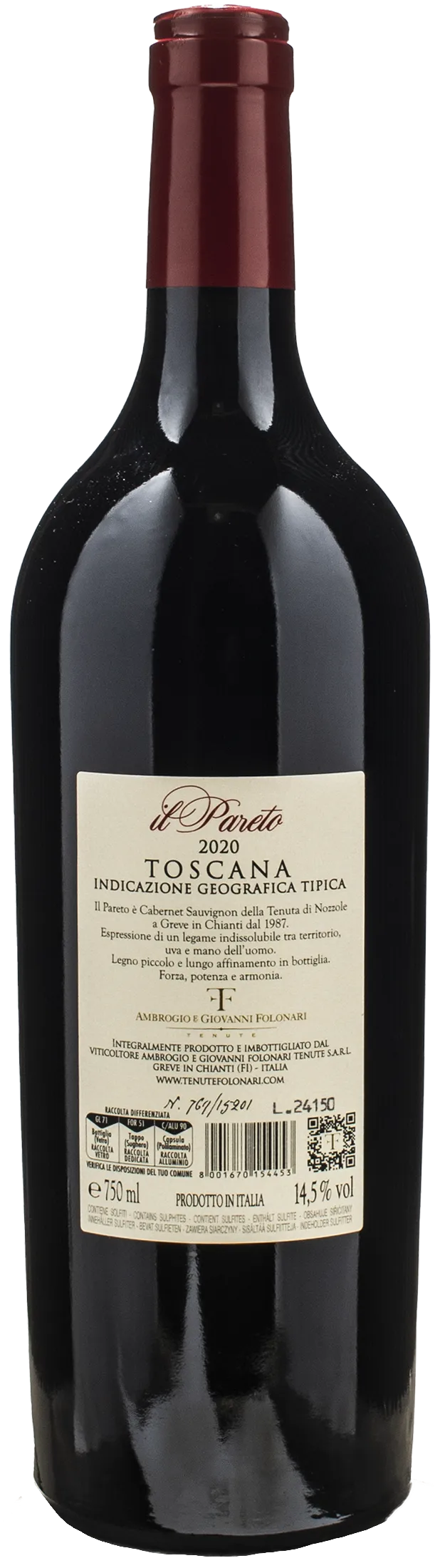 Tenuta di Nozzole Il Pareto 2020
