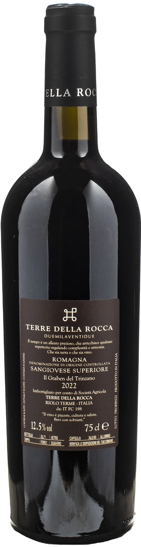 Terre della Rocca Romagna Sangiovese Superiore Il Graben del Trinzano 2022
