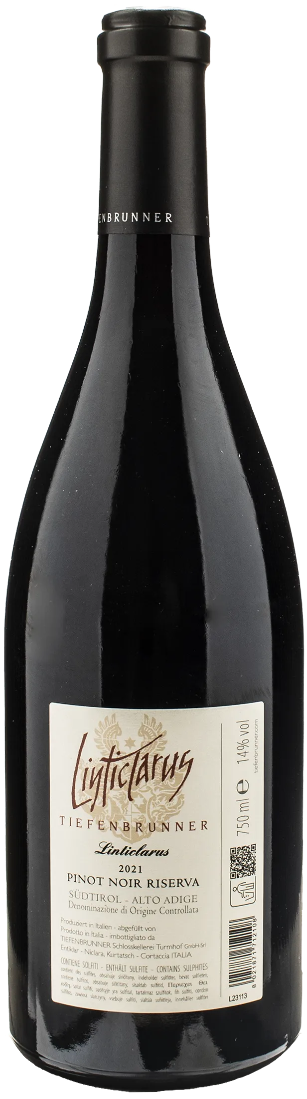Tiefenbrunner Linticlarus Pinot Nero Riserva 2021