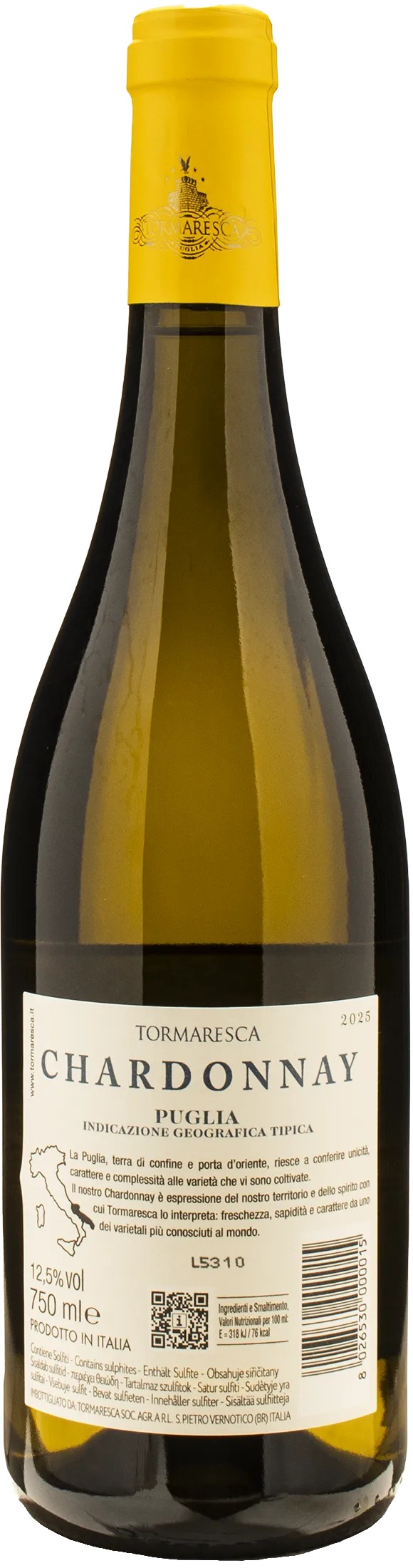 Tormaresca Chardonnay 2025