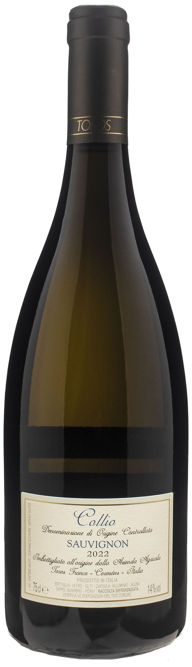 Toros Collio Sauvignon 2022