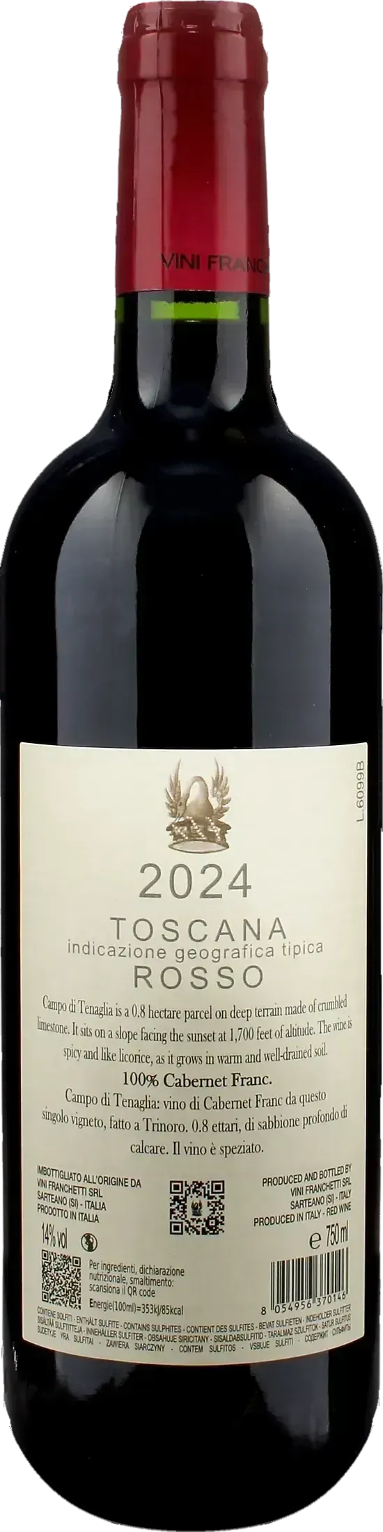 Trinoro Toscana Rosso Campo di Tenaglia 2024
