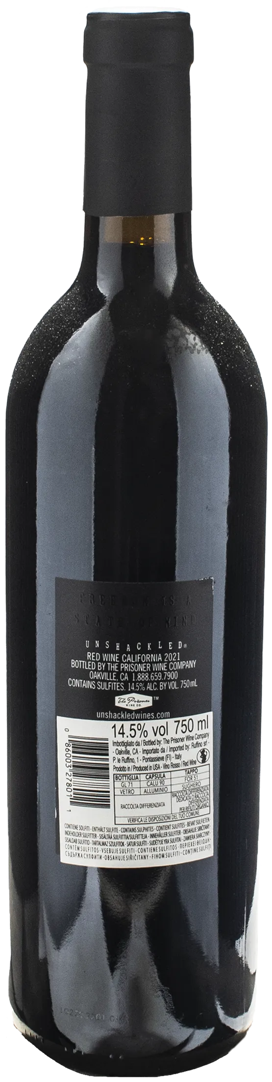 Unshackled Red Blend 2021