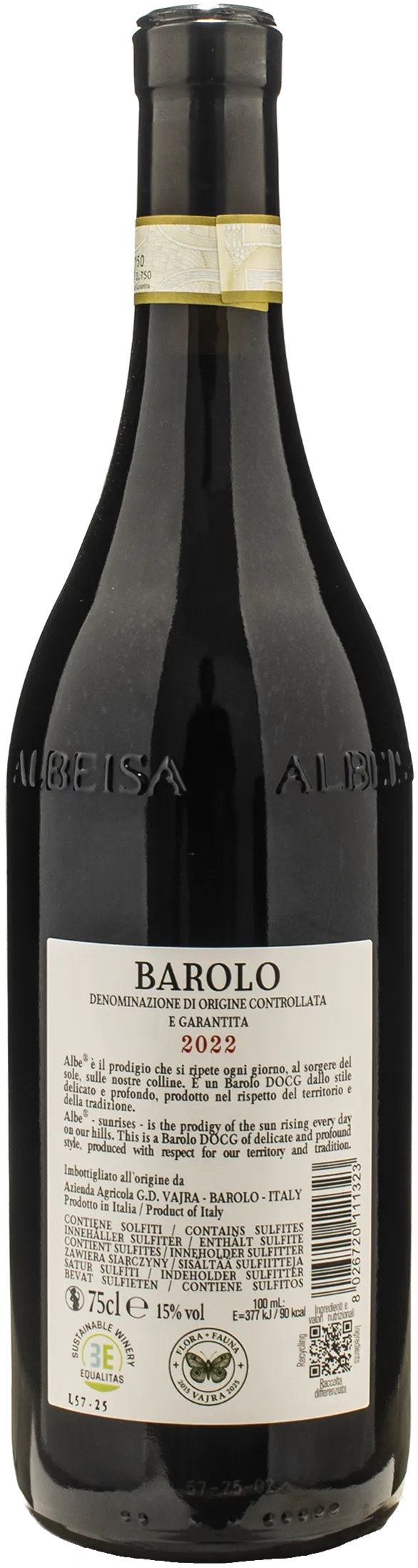 Vajra G.D. Barolo Albe 2022