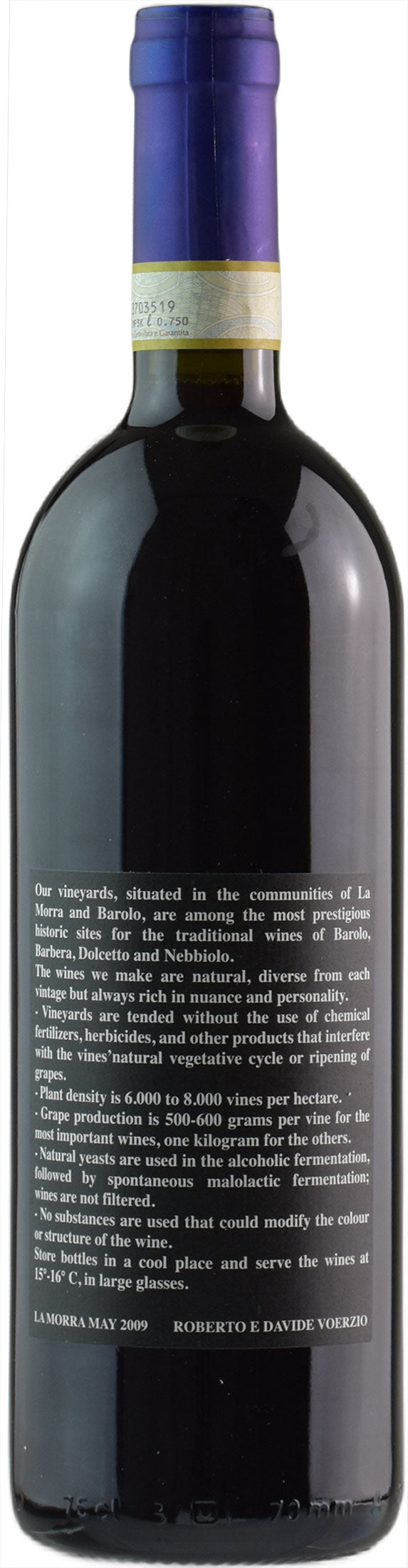 Voerzio Barolo Cerequio 2018