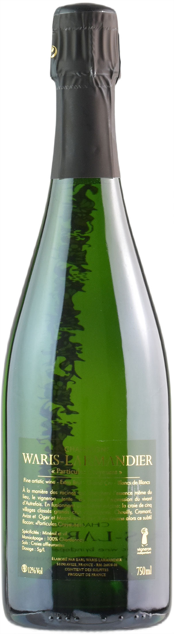 Waris Larmandier Champagne Grand Cru Blanc de Blancs Particules Crayeuses Extra Brut