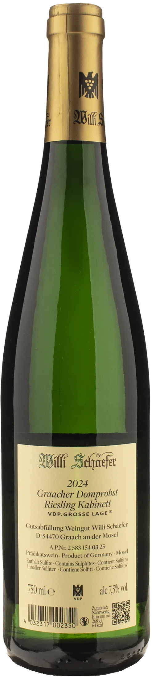 Willi Schaefer Graacher Domprobst Riesling Kabinett 2024