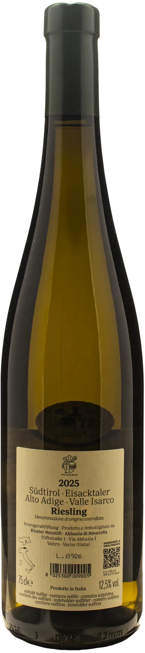 Abbazia di Novacella Alto Adige Riesling 2025