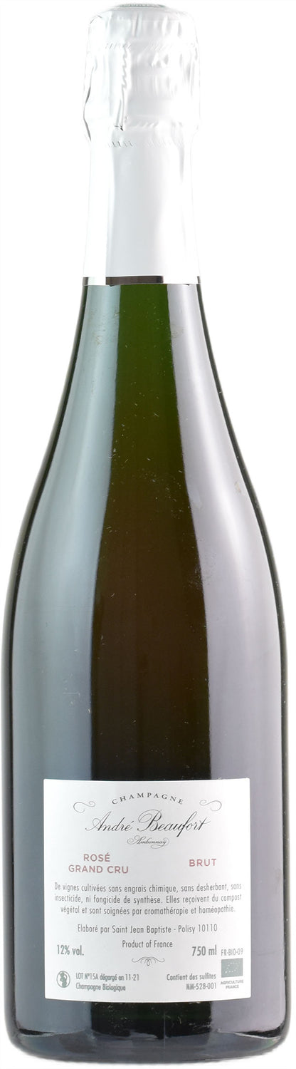 Andre Beaufort Champagne Ambonnay Grand Cru Brut Nature Rosè
