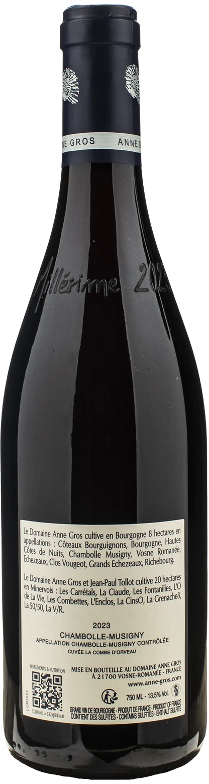 Anne Gros Chambolle Musigny Cuvee La Combe d’Orveau 2023