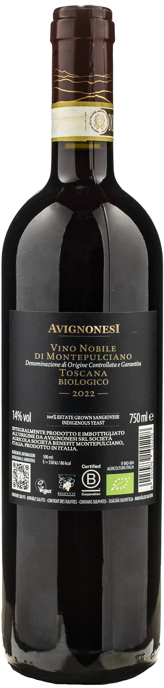 Avignonesi Nobile di Montepulciano Sangiovese 2022