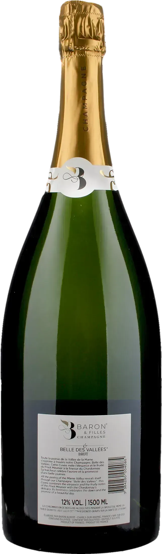 Baron Albert Champagne Belle des Valles Brut Magnum