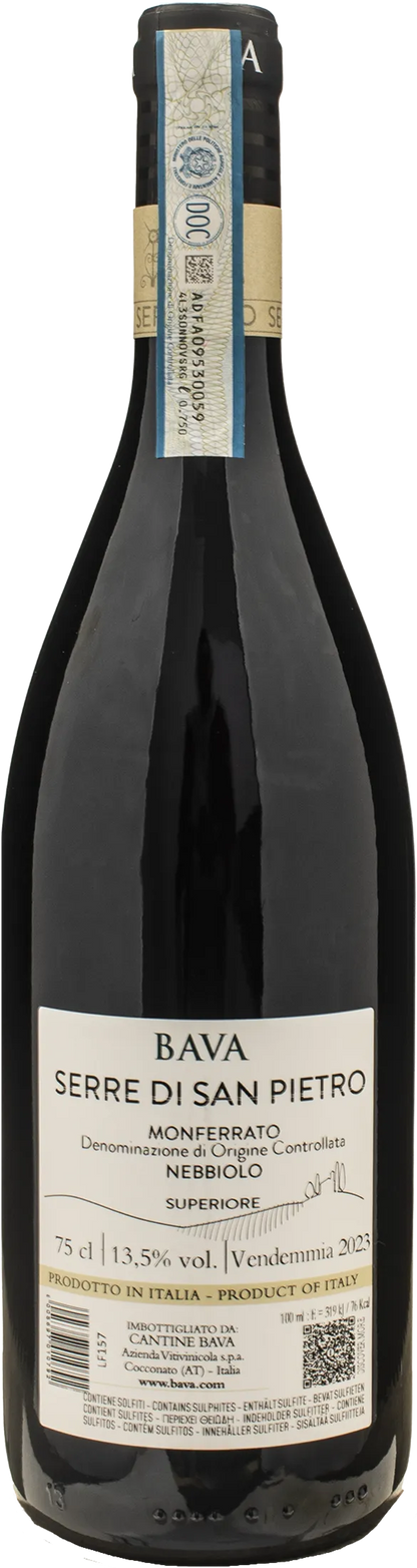 Bava Monferrato Nebbiolo Superiore Serre di San Pietro 2023