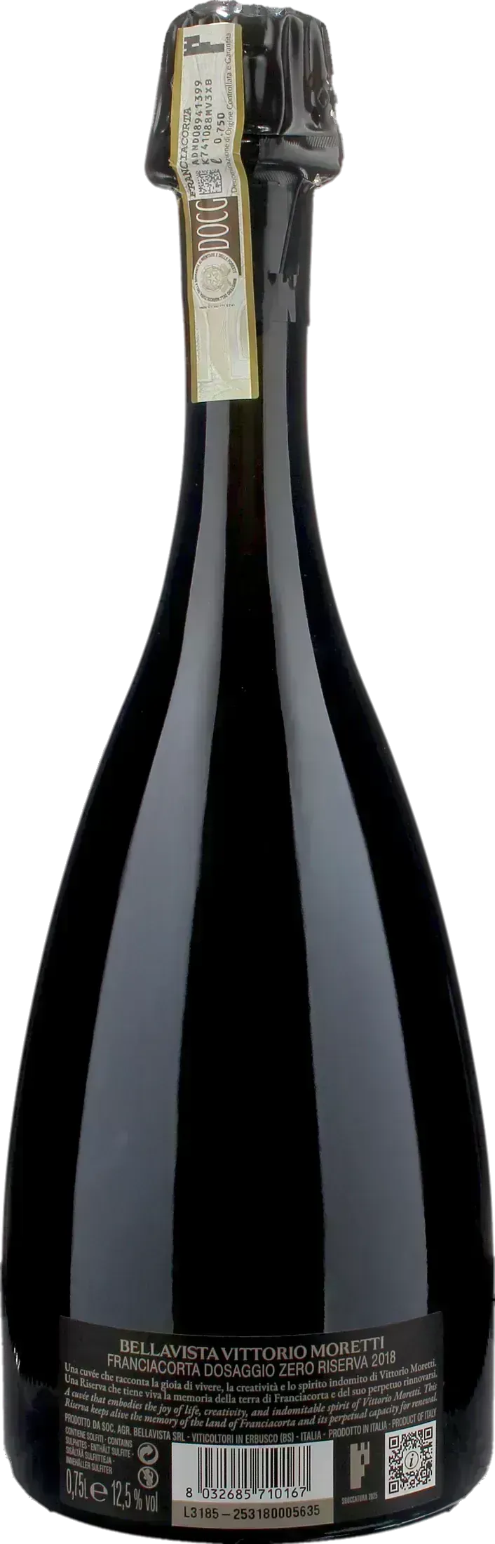 Bellavista Franciacorta Vittorio Moretti Dosaggio Zero Riserva 2018