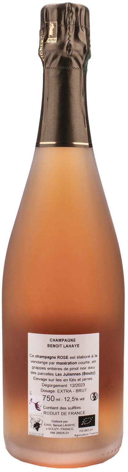 Benoit Lahaye Champagne Rosè de Maceration