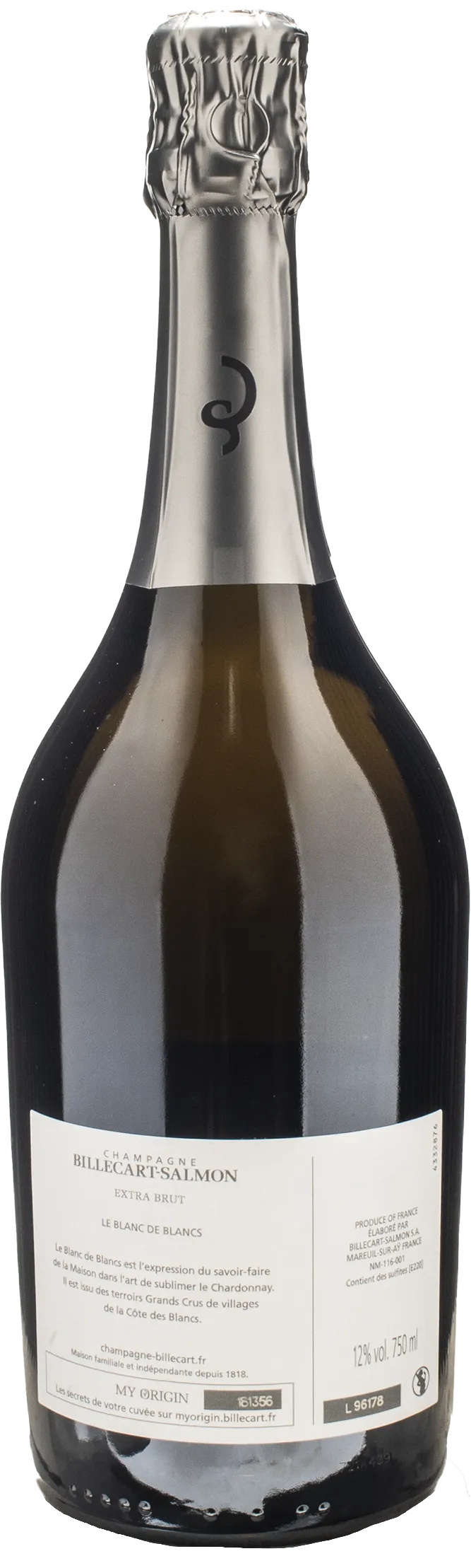 Billecart Salmon Champagne Grand Cru Blanc de Blancs Extra Brut