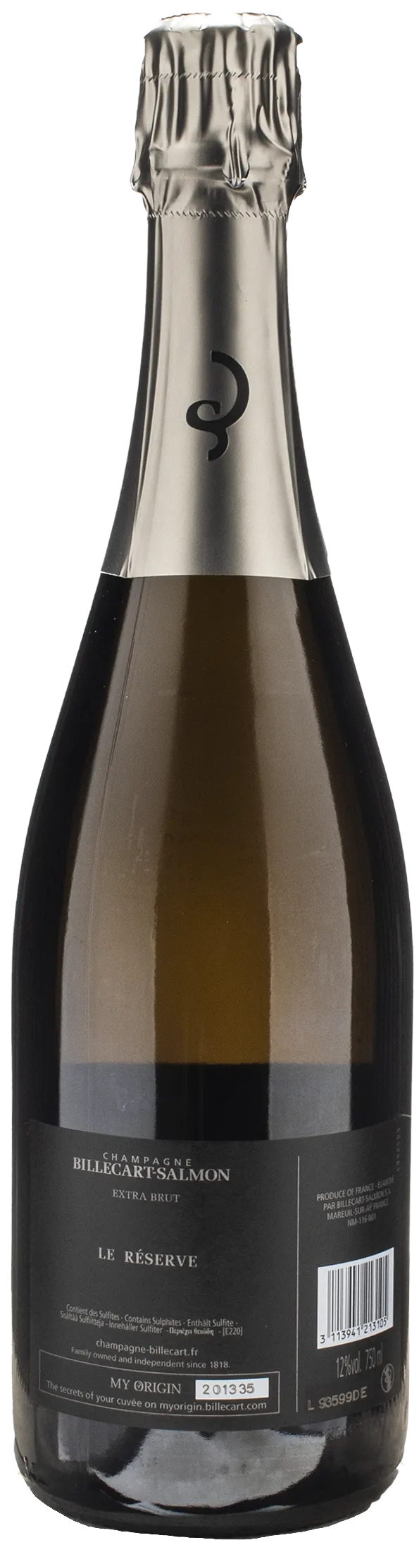 Billecart Salmon Champagne Le Reserve Extra Brut