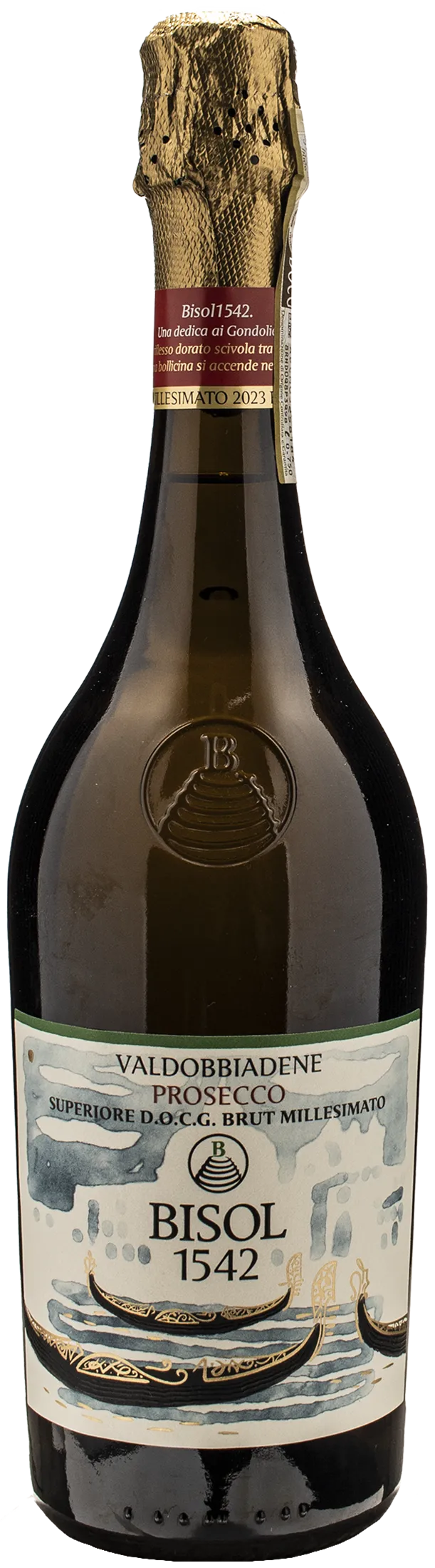 Bisol 1542 Valdobbiadene Prosecco Superiore I Gondolieri Brut Millesimato 2023