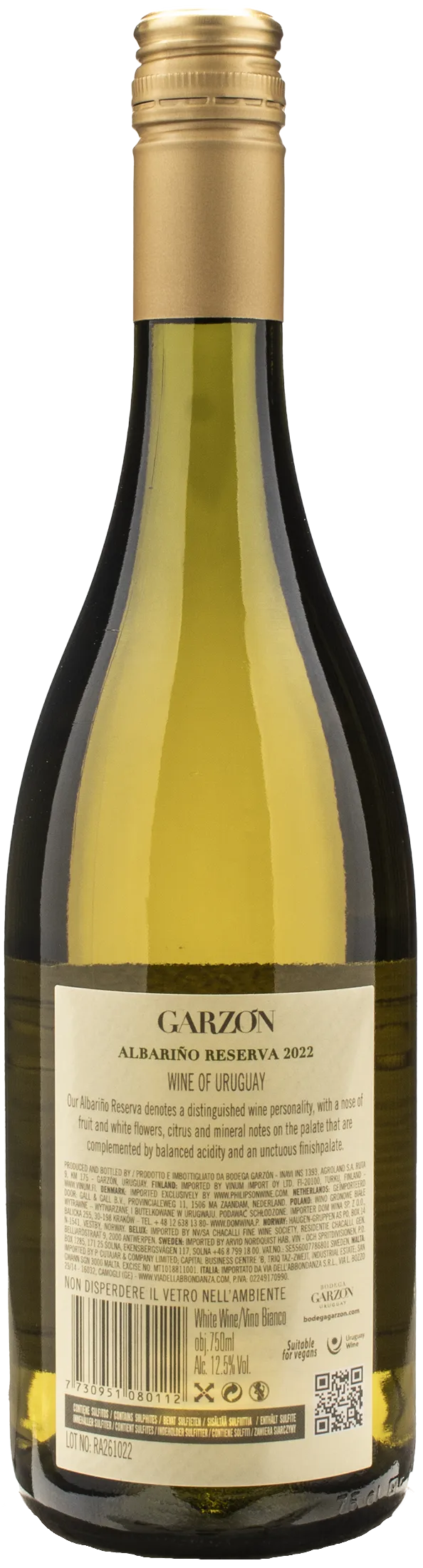 Bodega Garzon Albarino Reserva 2022