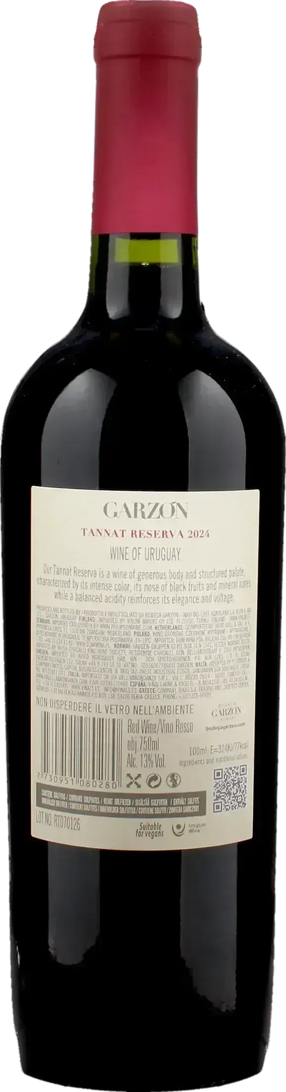 Bodega Garzon Tannat Reserva 2024