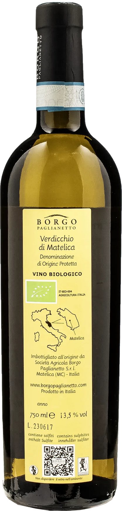 Borgo Paglianetto Verdicchio di Matelica Petrara 2023