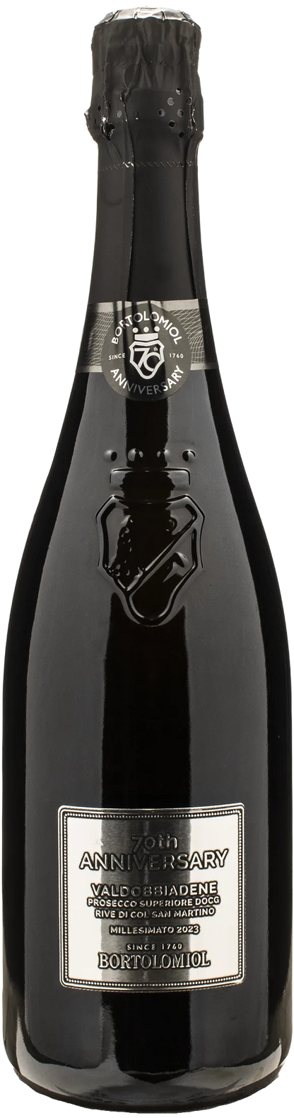 Bortolomiol Valdobbiadene Prosecco Superiore Rive Col San Martino 70th Anniversary Extra Brut 2023